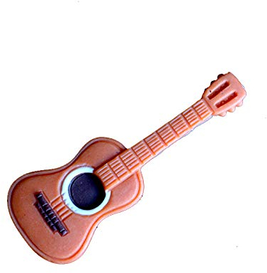 Nicole Silikonform in Gitarrenform, Schokoladenform, Fondant, Seife, Kunstharz, Bastelform, Kuchendekoration, Werkzeuge