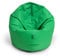 BuBiBag Sitzsack für Kinder und Jugendliche - geeignet als Bodenkissen, Sitzkissen oder als Gaming Sitzsack, geliefert mit Füllung (70 cm Durchmesser, apfelgrün)
