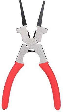 Pliers, Multi Purpose Pliers Carbon Steel MIG Welding Pliers with Insulated Handle Red