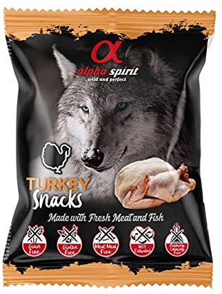Alpha Spirit Snack de Pavo 50gr (24uds)