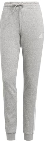 adidas Damen W 3s Ft C Pt Pants, Medium Grey Heather/White, L EU