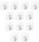Ganchos Adhesivos Para Pared - 12 Piezas Gancho Adhesivo de 5 Kg (MáX.), Para Cocina, Colgar, Pared, Puerta, Albornoces, Colgador Toalla Baño Adhesivo (12 Piezas)