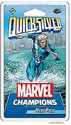 Fantasy Flight Games, Marvel Champions: LCG – Quicksilver, Helden-Erweiterung, Expertenspiel, Kartenspiel, 1-4 Spieler, Ab 14+ Jahren, 60+ Minuten, Deutsch, Mehrfarbig, Bunt