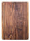 Steuber Walnuss Schneidebrett 30 x 20 cm, Materialstärke 1,8 cm, 700g, mit Saftrinne und Griffmulden