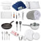 Student Essentials Frying Pan, Kitchen Tools & Gadgets, Kitchen Utensils, Can Opener, Dinner Sets, Saucepan Set, Induction Pan Set, Pots and Pans Set, Home Décor (Single, Navy & Navy)