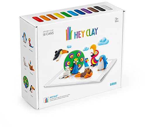 TM Toys Hey Clay Ptaki HCLSE003 Teig, Pstyczna