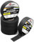 RED WOLF Wire Harness Tape 1 Inch 50 FT High Temp Wiring Loom Harness Self-Adhesive Felt Cloth Electrical Tape for Automotive Engine Electrical No Residue Fabric Insulated Black 5 Rolls