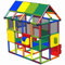 Move and stic Kletterturm Natalie Spielhaus mit (Spiel-) Telefon, Briefkasten und roter Treppe Mehrfarbig Multicolor 6136