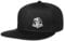 Snapback Hüte für Herren Herren Hüte Flat Bill Snap Rucksack Fitted Trucker, Schwarzer Totenkopf, 6