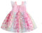 Geagodelia Abito Principessa Bambina in Tulle Vestito Neonata Elegante Estivo Senza Maniche con Ali di Farfalla Abito Cerimonia Compleanno Bimba (Colorato, 6-12 Months)