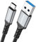 HOTNOW câble USB C 50 cm, [0.5M/Lot de 1] android auto cable USB 3.1 câble USB-C 10Gbps pour la charge rapide des appareils Samsung s10 s9 et type C