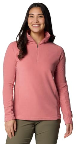Columbia Glacial 4 Mezza Zip Pull Over in Pile, Agave Rosa, M Donna
