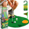 FAELNK Golf Toilette Cadeau Drôle Golf Accessoire Rigolo pour la Salle de Bain avec Club de Golf 65 cm, Tapis de Putting, 2 Balles de Golf et Accroche-Porte