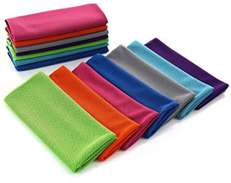 MAGICLULU Turnhandtuch Halswickel Aus Mikrofaser Eiskalte Tücher Kaltes Stirnband Bandana Fitnesstuch Reisehandtuch Fitness-Yoga-Handtuch Fitness-Handtuch Zubehör Sport Reisen Eisbeutel
