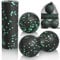 LOPHE Faszienball Set, 3 Stück Massageball und Faszienrolle set, Faszienrolle Klein für Rücke, Erdnuss Faszien Ball für Muskelschmerzen Verspannungen Osteopressur Massager Faszientraining(Grün)