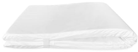 Acomoda Textil - Colchón Tumbona Impermeable. Cojín 180x60x6 cm, Desenfundable, Cómodo y Elegante. Ideal para Jardín, Playa, Piscina, Balcón y Terraza. (Blanco, 1)