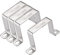 MACHSWON Abrazadera de tubo cuadrada de acero inoxidable 304, 58 x 62 mm, en forma de U, para puerta, soporte de barra cerrada, paquete de 8