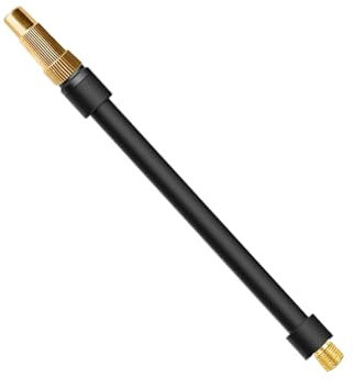 Tubi per Pompa Bici Multifunzionali - Adattatore per Valvola Schrader e Presta 2 in 1 con Tubo di Prolunga, Adatto per Biciclette, Scooter e Facile da Usare e da Trasportare (16cm)