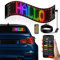 BokiHuk LED Laufschrift Programmierbar, 34.8x10.2cm Flexible Anzeigetafel mit App und Fernbedienung, RGB LED Augen für Auto, LKW, Bar, Geschäfte, DIY, Partydekoration