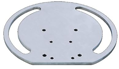 HEUER Schweißtischadapter – für Schraubstock mit 100/140 mm Backenbreite (Außendurchmesser 340 mm, Stärke 10 mm, Gewicht 5,7 kg, verzinkter Stahl) 197200