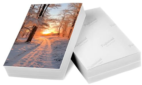 XiaoLidm Fotopapier 230g/m², 10x15 cm Inkjet Hochglänzend Fotopapier, Photo Paper für Tintenstrahldrucker, 100 Blatt