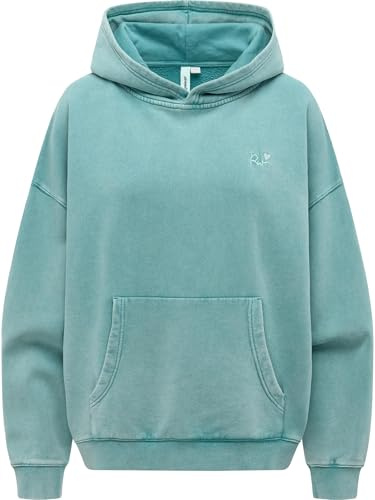 Ragwear Damen Oversize Kapuzen-Pullover Oberteil Longsleeve lässiges Sweatshirt Germma PP XS-L