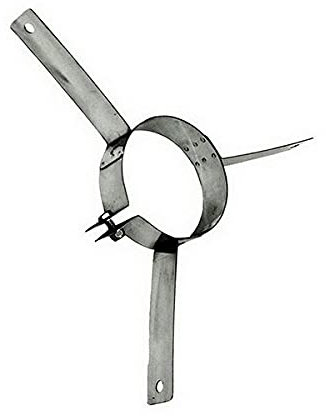 Collier multifonction pour cheminée DN 150