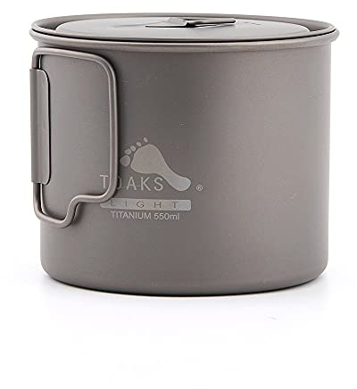 TOAKS Tasse/Pot de Camping Portable Ultraléger en Titane