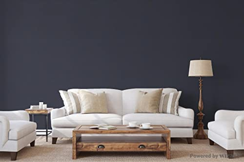 Tapete Blau Gold Vliestapete Duna für Schlafzimmer Wohnzimmer oder Küche 10,05m x 0,53m Streifen Wellen Gewellt Neu