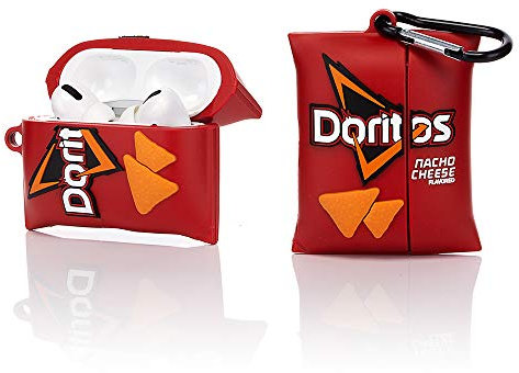 ZAHIUS Airpods Pro Silicone Protective Case for Apple Airpods Pro [Snacks Food Design] [Best Gift for Girl Boy] (Doritos)