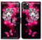 Bcov iPhone 12 Pro Max Case, White Tiger Butterfly Leather Flip Wallet Case Cover with Card Slot Holder Kickstand For iPhone 12 Pro Max