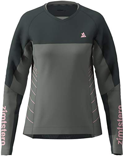 Zimtstern Bulletz Langarmshirt Damen schwarz/grau