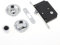 Sliding Door Bathroom Mortice Lock - Polished Chrome