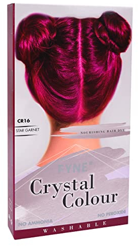 FYNE Kristallfarbe – semi-permanente Haarfarbe (Burgunderrot – Stern-Granat)