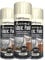 Classic Signature 3 x Flexible Fabric Ivory 200ml /1x Pair of Disposable Gloves, Spray Paint Leather Vinyl Textile Clothes Fast Drying by Swiss Signature