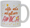 PrintedGift Tazza Mug per Amica - Tazza Alla Migliore Amica - Idea Regalo - Bianca, in Ceramica - 300 ml