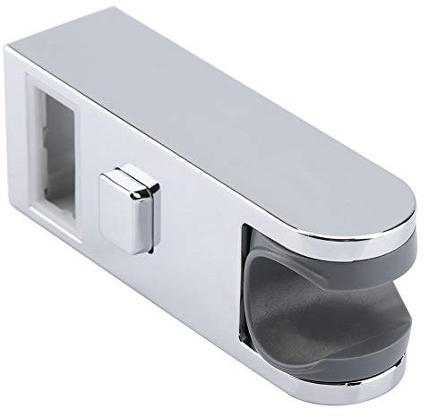 Support de Pommeau de Douche à Hauteur Réglable en ABS pour Barre Coulissante, Pièce de Rechange de Salle de Bain pour Barre Coulissante Chromée (30 X 15 Mm)