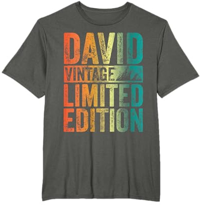 Chemise personnalisée David vintage édition limitée T-Shirt