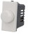 Regolatore Dimmer A Manopola 220V compatibile Con Axolute per supporti e Moduli da incasso Nero Grigio/Silver Bianco (Bianco cod.34B)