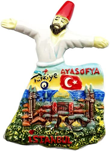 Ayasofya Istanbul Turkey Magnet Fridge Refrigerator Magnet Decoration Sticker Souvenir Resin Crafts Kitchen Whiteboard