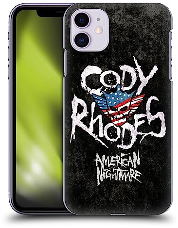 Head Case Designs Offizielle WWE Name in Bedrängnis Cody Rhodes Harte Rueckseiten Handyhülle Hülle Huelle kompatibel mit Apple iPhone 11