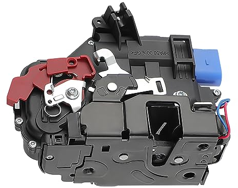 maXpeedingrods Cerradura de puerta delantera izquierda para VW Touran Golf 5 V 1K1 1K5 Golf Plus 5M1 Jetta III Caddy III Touareg Touran, para Seat Altea para Skoda Octavia, repuesto 3D1837015/AB/AP/AS