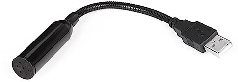 OSALADI Kleiner USB Aufnahme Mikrofonpc Laptop Desktop Tragbares USB Computermikrofon Schwarz Geräuschunterdrückung Flexible Winkelpositionierung Für Internet Chat Und Videokonferenzen