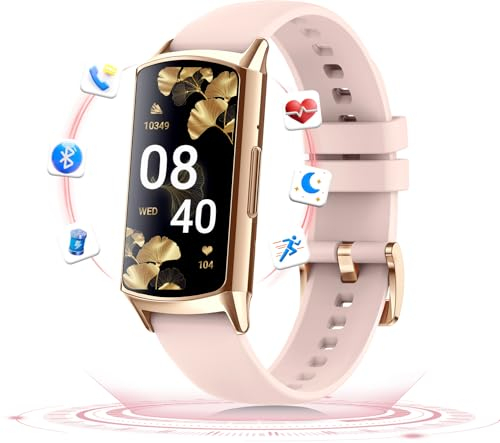 Montre Connectée Femme Homme avec Appel Bluetooth, 1,58 HD Smartwatch,120+ Sportifs, Moniteur de Sommeil Cardiofréquencemètre Tension Artérielle SpO2, Montre Podometre pour Android iOS