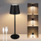 VARICART Cordless Table Lamp, 5000mAh Battery Operated Table Lamps IP54 Waterproof Desk Lamp with 3 Color Modes USB-C Rechargeable Night Light, Touch Control Lamp for Bedroom Indoor Outdoor(Black)