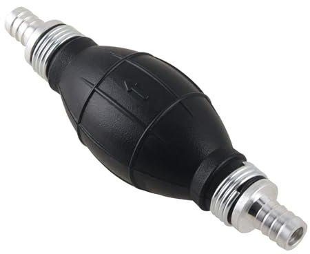 GIVIHGETI Handpumpe 12mm Auto Kraftstoffleitung Pumpe, Benzinpumpe Umfüllpumpe, Wasser Flüssigkeits Förderpumpe Diesel Benzin Öl Wasser für Kraftstoffe,Motorrad,Garten,Fahrzeug manuelle Öl Absaugpumpe