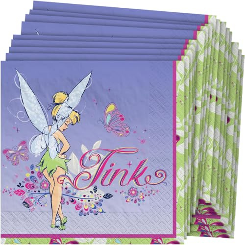 Tovaglioli di carta multicolore Trilli (16,5 x 16,5 cm), 16 pezzi, di alta qualità e assorbenti, perfetti per feste ed eventi a tema