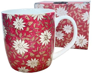 Pompadour, Tazza Biotisane, Tazza in Ceramica + Scatola, a Tema Natalizio Ideale per Gustare Tè e Tisane Calde