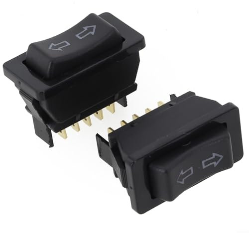 Adecuado para uso en coche, interruptor basculante eléctrico momentáneo de 2 vías de 12 V, conmutador