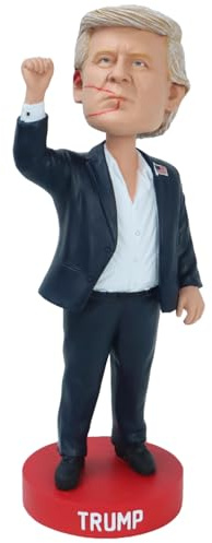 Diamond In The Rough Trump Bobblehead - 8 Inch Trump Keep Fighting Fist Pump Bobblehead Merchandise | Trump Bobble Head 2024 | Funny Trump Gifts for Trump Fans | Trump Fight Figure | Trump Merch 2024